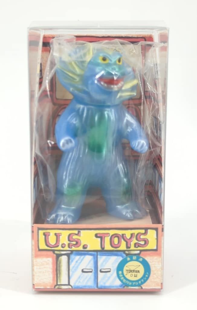 U.S.TOYS ビル箱シリーズ BBジラース ハーフクリアブルー成型 緑 金