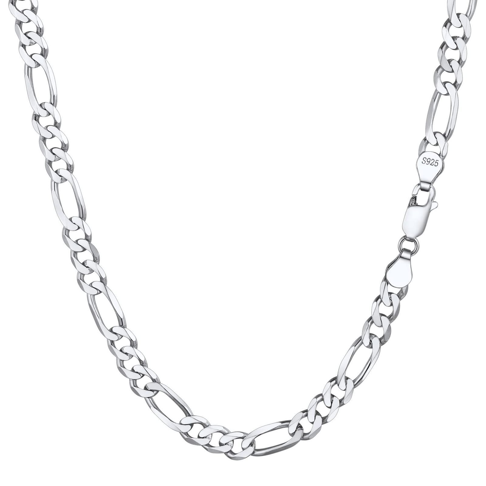 フィガロチェーン アレルギー 喜平ネックレス レディース シルバー925 メンズ チェーン ネックレス Suplight