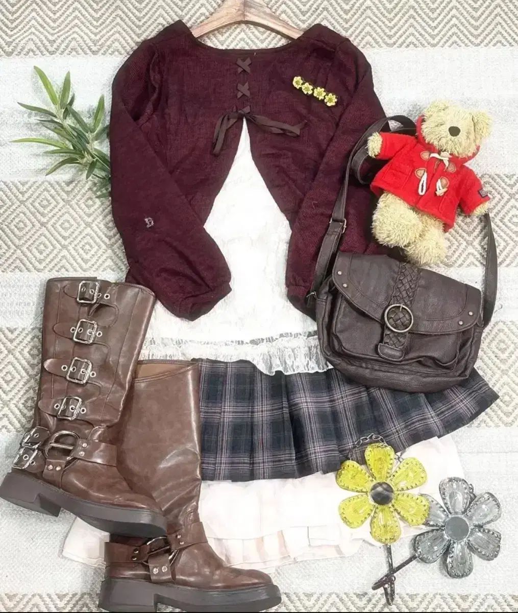 ココモリモリ ヴィンテージ コーデ セットアップ