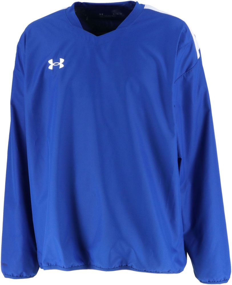 本物保証，得価 アンダーアーマー UNDER ARMOUR UA チーム ピステ トップス メンズ レディース 長袖 ロングスリーブ アウター 撥水 上着 トレーニング 運動 練習 部活 クラブ シンプル 雨 雪  1364990 400 ROYAL アウター・ウィンドブレーカー