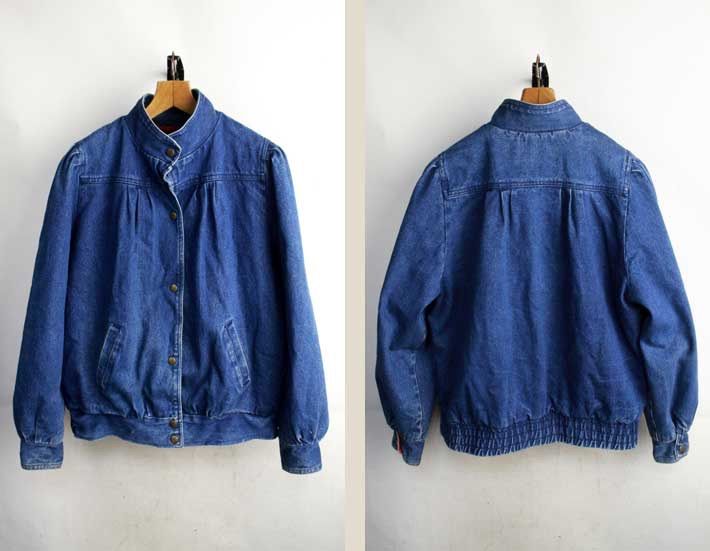 1990年代 オーバーサイズ デニムジャケットGジャン M XL 相当 古着 レディース メンズ 女性 ヴィンテージ ビンテージ 90’s 90 s 80’s 80 アメカジ 男性 ジージャン