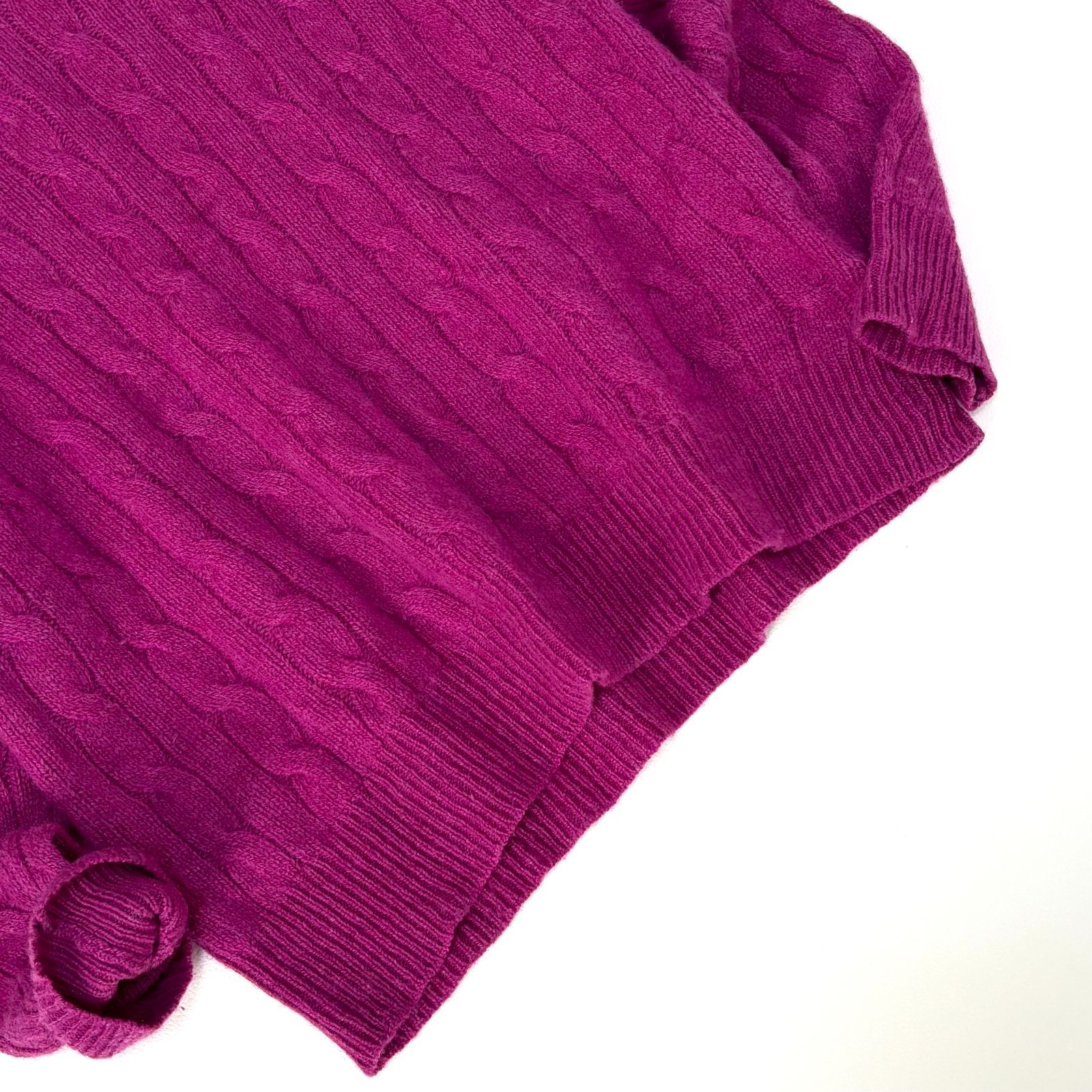 POLO RALPH LAUREN ポロ ラルフローレン カシミヤ混 Vネックニット