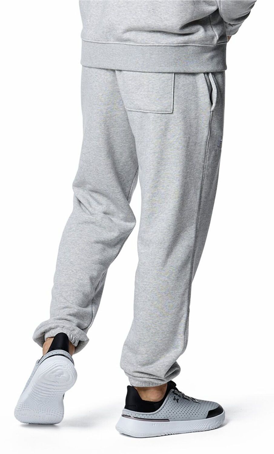 アンダーアーマー UNDER ARMOUR UA エッセンシャルテリー ジョガーパンツ ズボン ボトムス テリー素材 ポケット ロゴ入り ジム トレーニング 運動 ウェア  1384822 012 MODGRAY