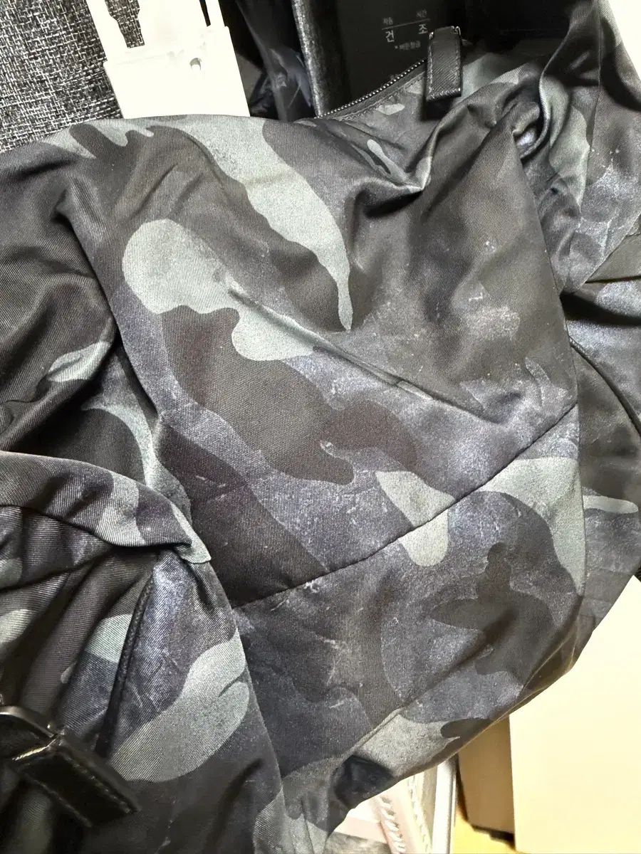 PRADA カモ バイカーバッグ L