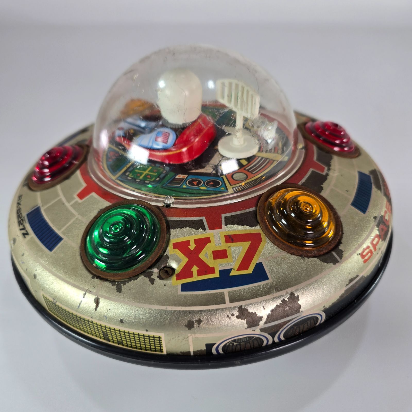 スペースシップ UFO ブリキ マスダヤ 昭和レトロ ブリキ 増田屋 X-7