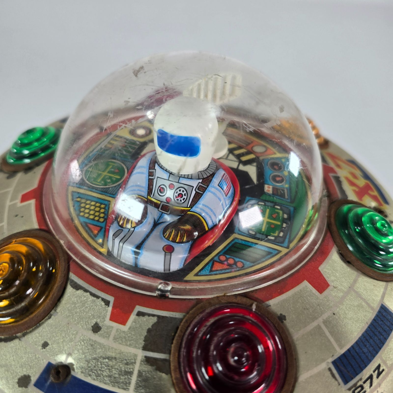 スペースシップ UFO ブリキ マスダヤ 昭和レトロ ブリキ 増田屋 X-7