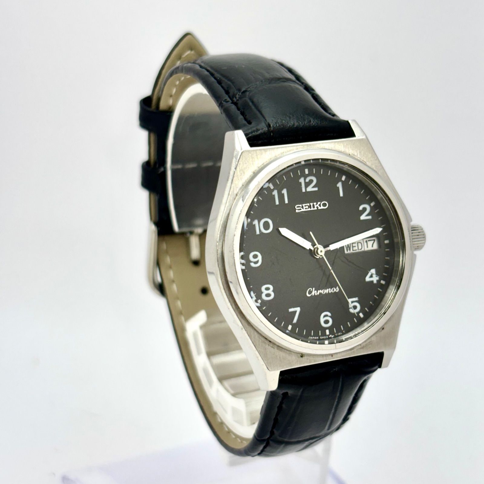 新品電池】SEIKO セイコー Chronos クロノス メンズ 腕時計 デイデイト