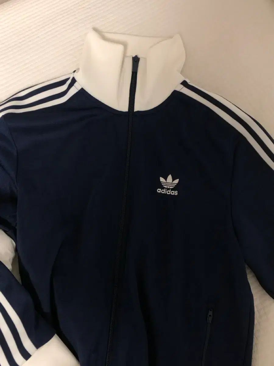 アディダス BECKENBAUER トラックジャージ ジャージ Indigo ネイビー白 M