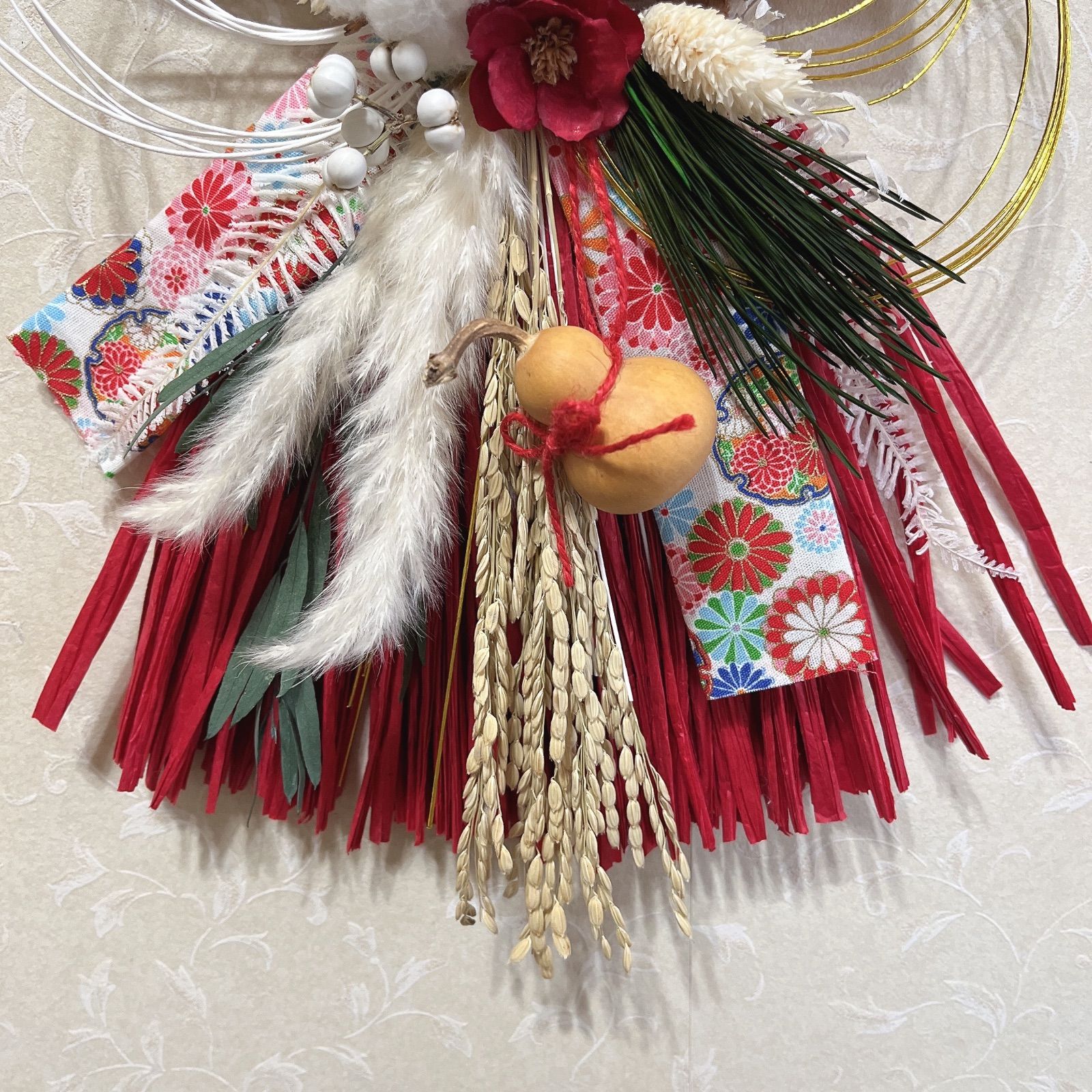 しめ縄 しめ飾り お正月飾り しめ縄リース ドライフラワー 2026年