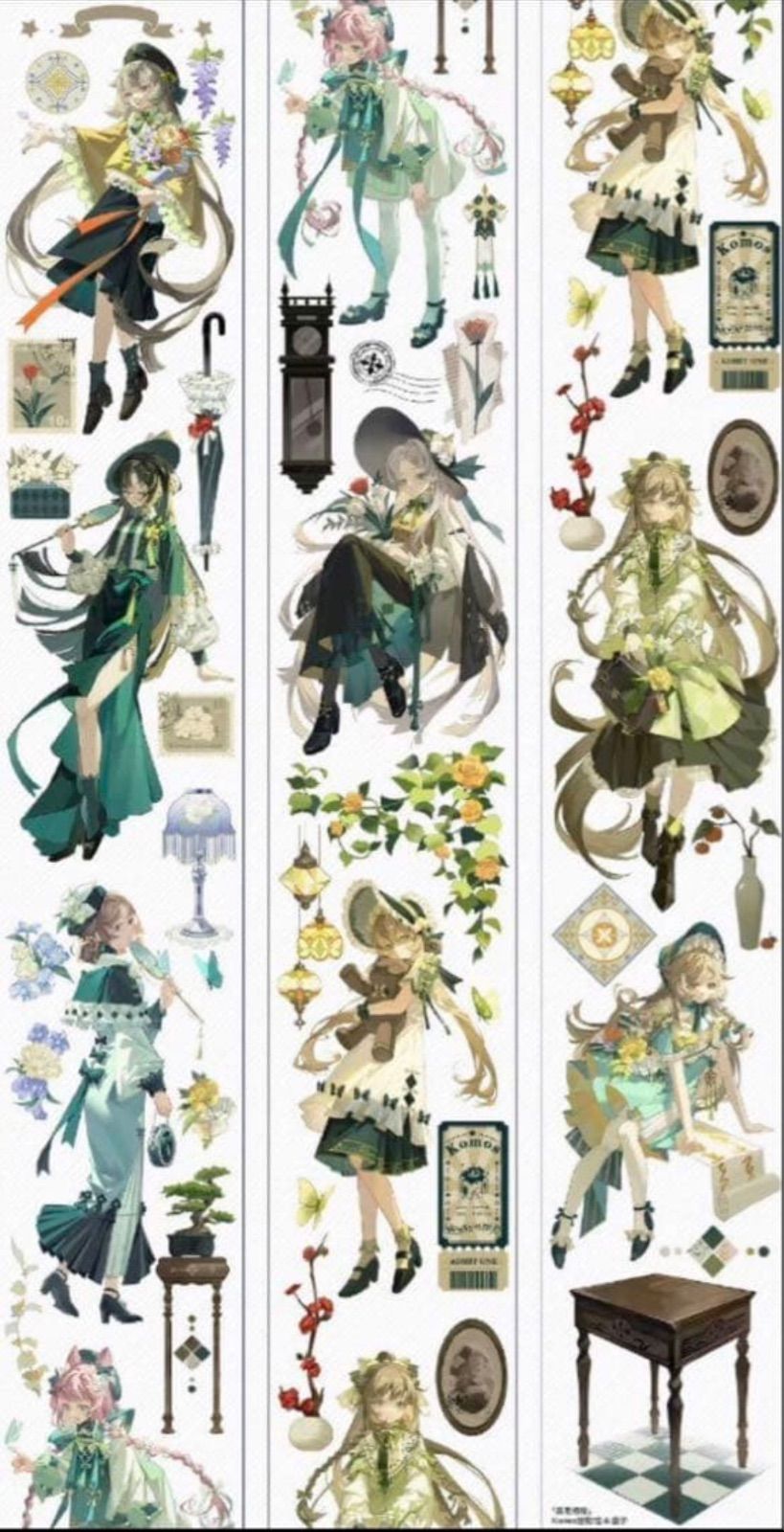 贝壳光 6.5cm×3m 霁雨初晴 海外マスキングテープ 海外マステ - メルカリ