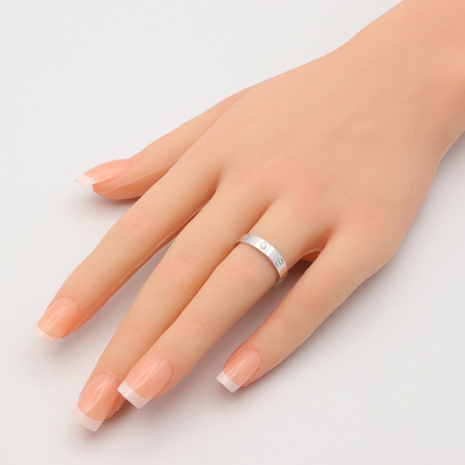 カルティエ CARTIER リング・指輪 ミニラブリング 1PD B4050552 K18WG