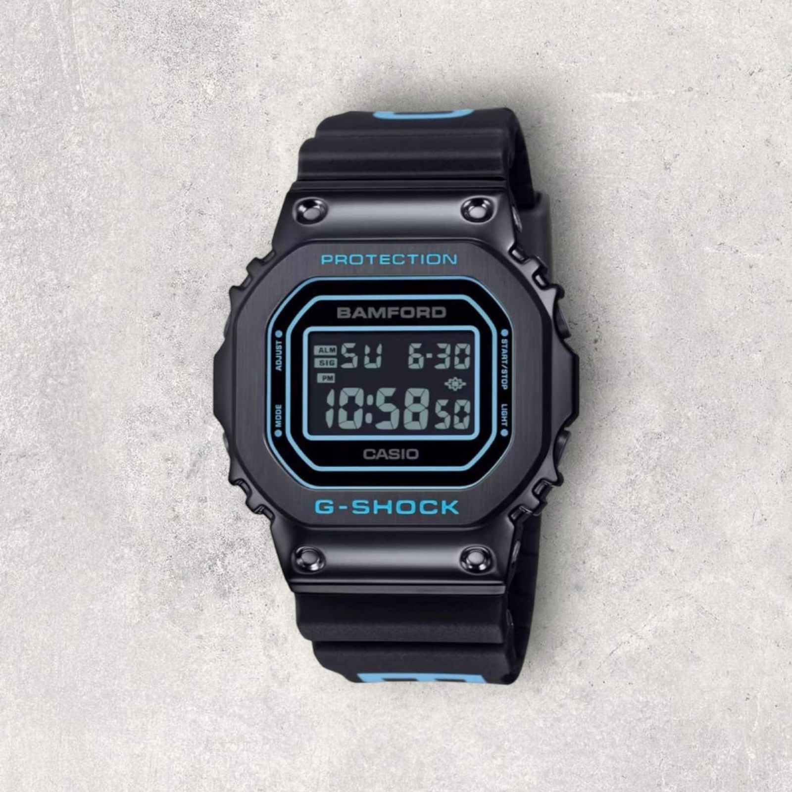 BAMFORD コラボ G-SHOCK GM-5600BWD-1JR G-SHOCK x BAMFORD 5600 Engineered by G-SHOCK. Designed by