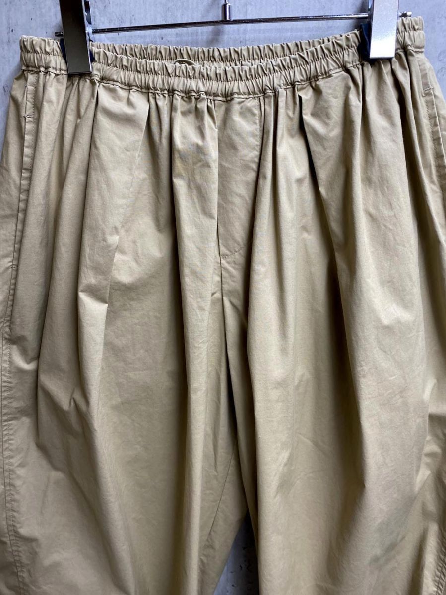 mizuiro ind ミズイロインド イージー バルーン コクーン パンツ ベージュ レディース