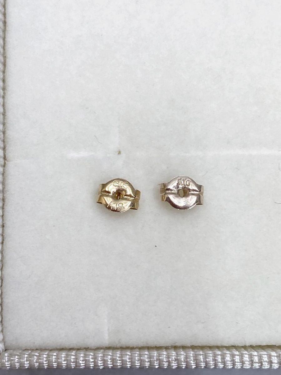  ete エテ オパール フルーレット ピアス ゴールド×ブルー レディース ピアス(片耳用) アクセサリー