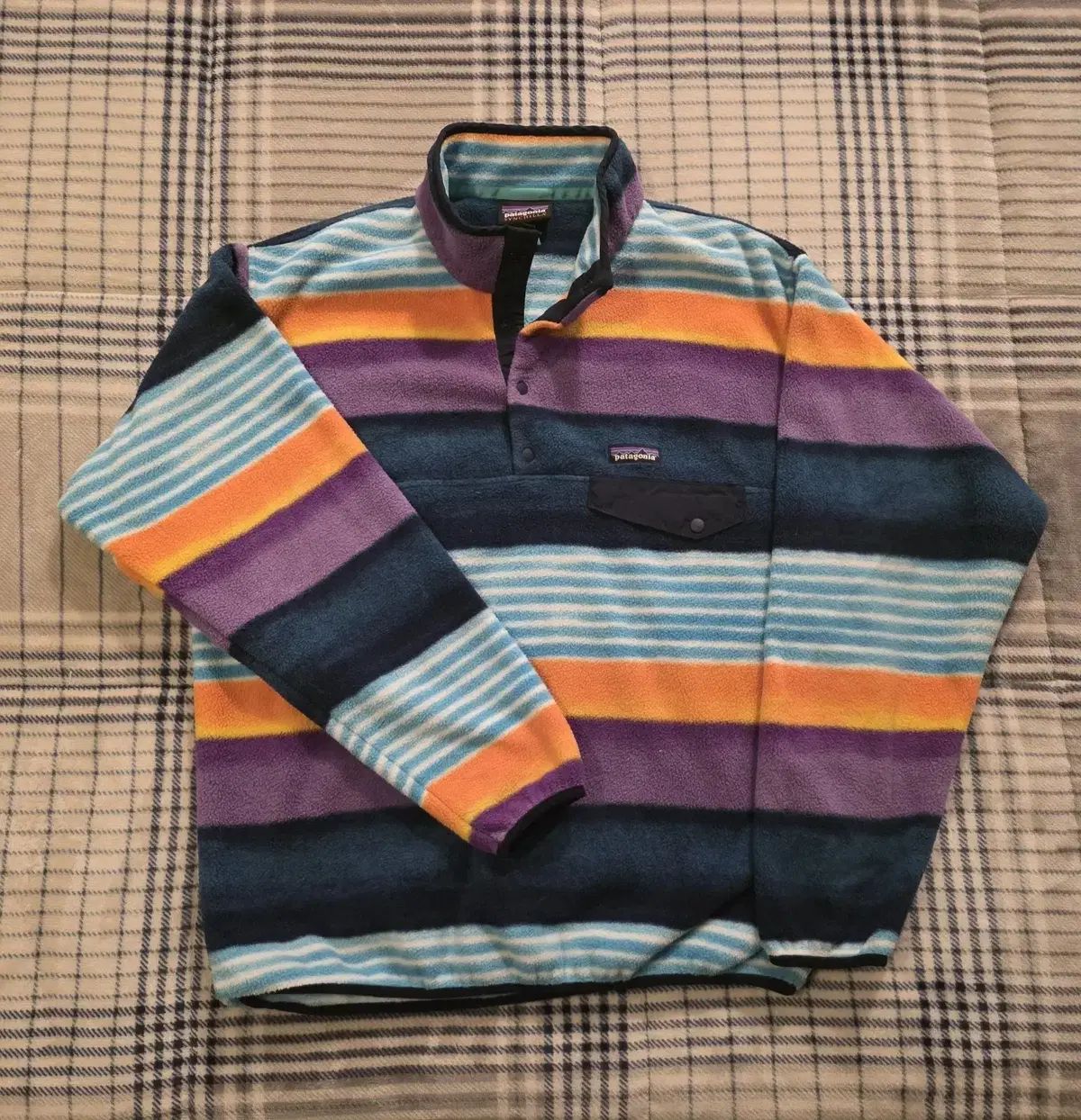 16 SS パタゴニア シンチラ スナップ-T プリズム ストライプ メキシコ