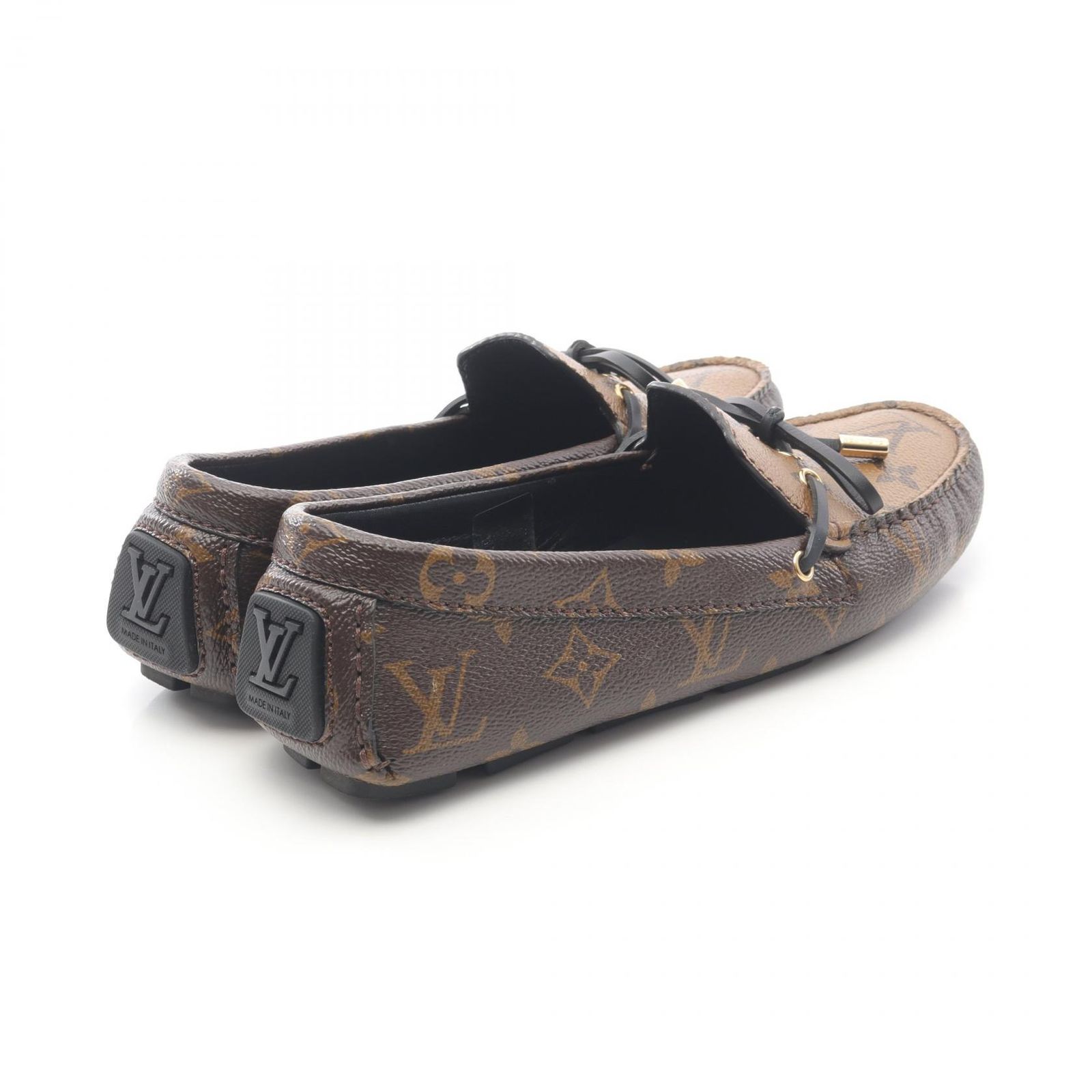 ルイ ヴィトン LOUIS VUITTON カジュアルシューズ グロリアライン 1 ABV 2 F PVCコーティングキャンバス ドライビングシューズ レディース A