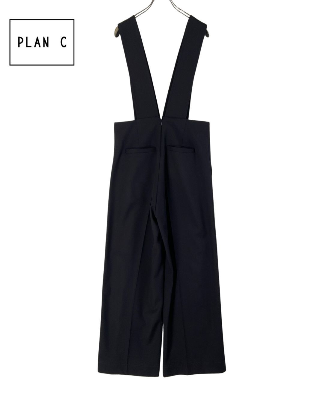 PLAN C プランシー ジャンプスーツ オールインワン サロペット 40 ブラック げ交渉