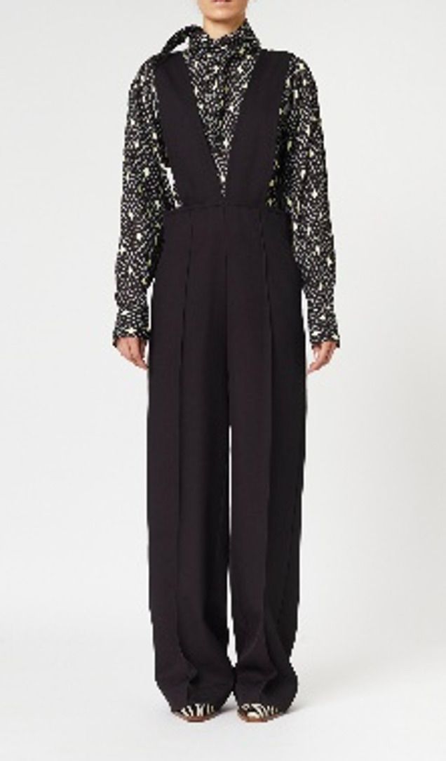  PLAN C プランシー ジャンプスーツ オールインワン サロペット 36 ブラック げ交渉 サロペット オーバーオール オールインワン レディース