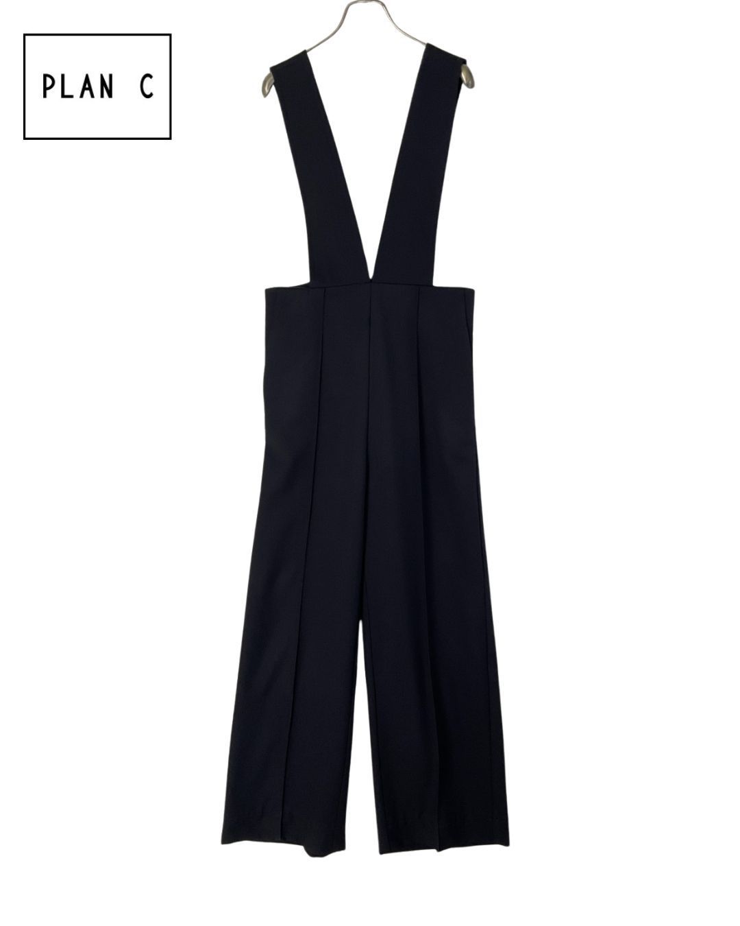 PLAN C プランシー ジャンプスーツ オールインワン サロペット 40 ブラック げ交渉