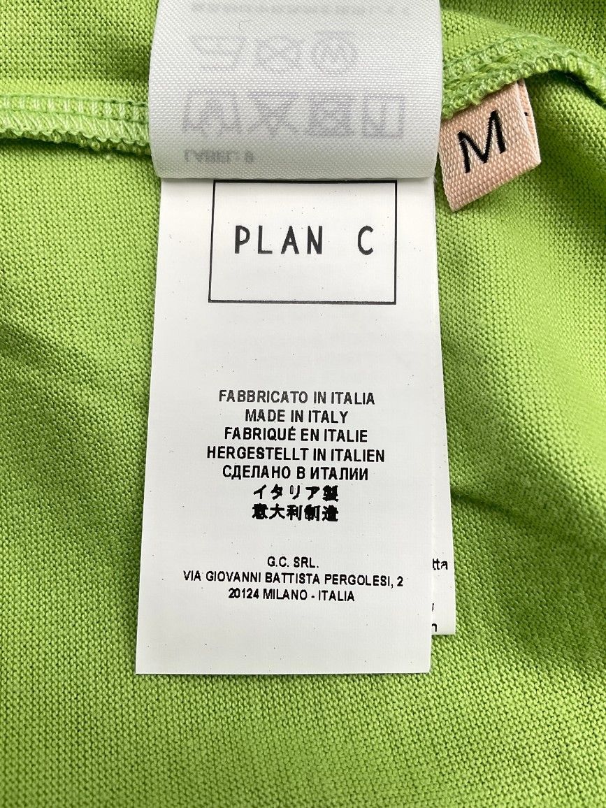  PLAN C プランシー ショートスリーブイラストTシャツ M ピスタチオ げ交渉 半袖(Tシャツ) Tシャツ カットソー