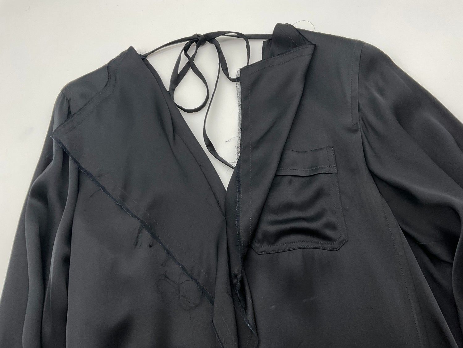  PLAN C プランシー レーヨンドレープドレス ワンピ 38 ブラック げ交渉 パーティードレス ドレス ブライダル