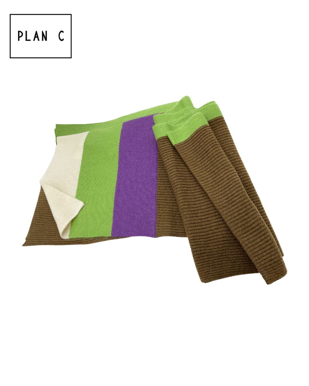 PLAN C プランシー カシミア混モヘアウールマフラー マルチ げ交渉