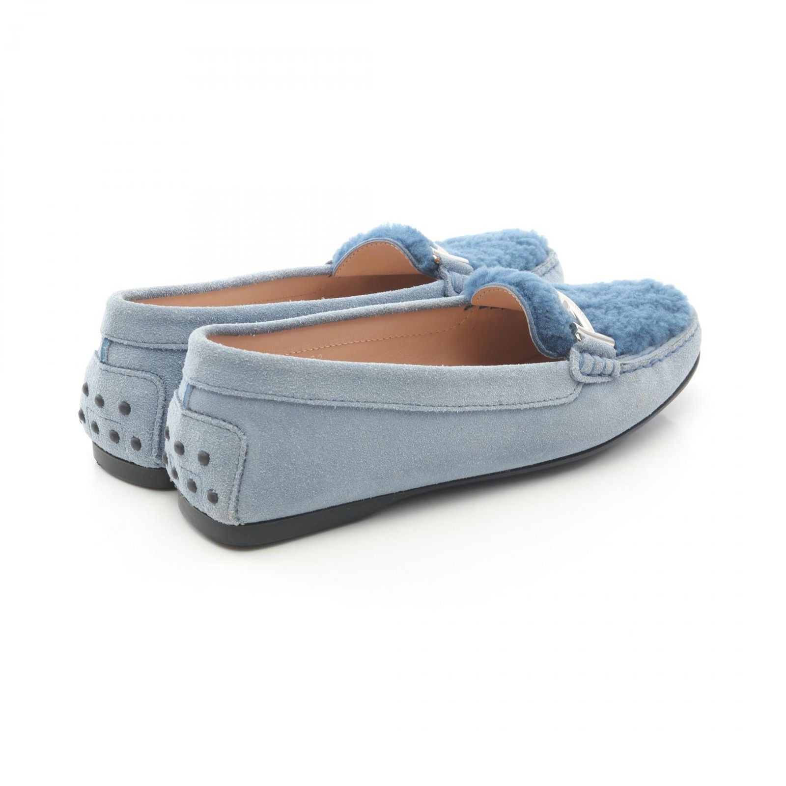 トッズ TOD S ローファー スウェード ビットローファー レディース A