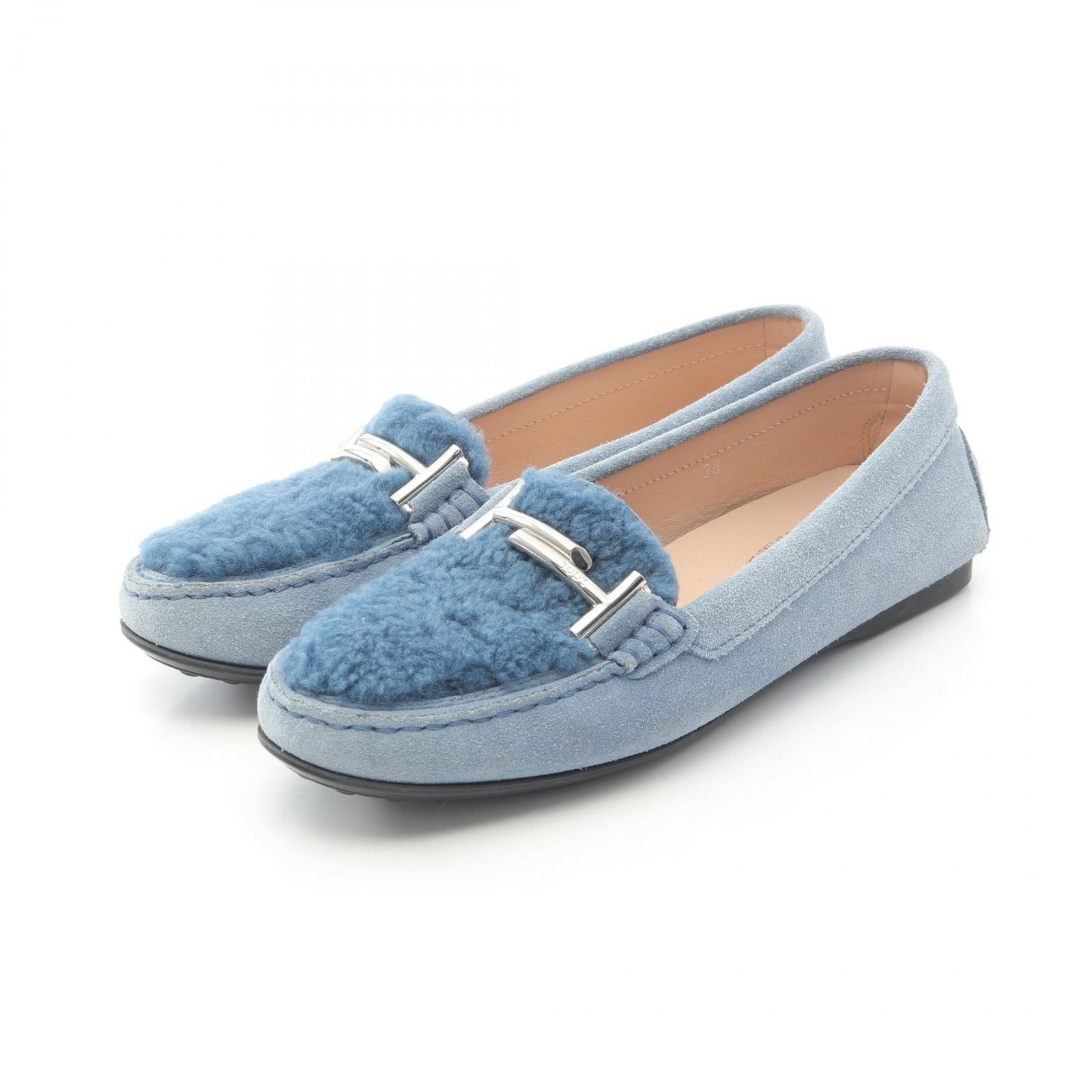 トッズ TOD S ローファー スウェード ビットローファー レディース A