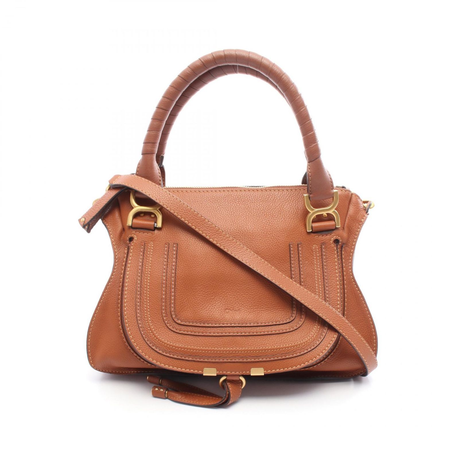 クロエ Chloe ハンドバッグ MARCIE マーシー ブラウン レザー MARCIE