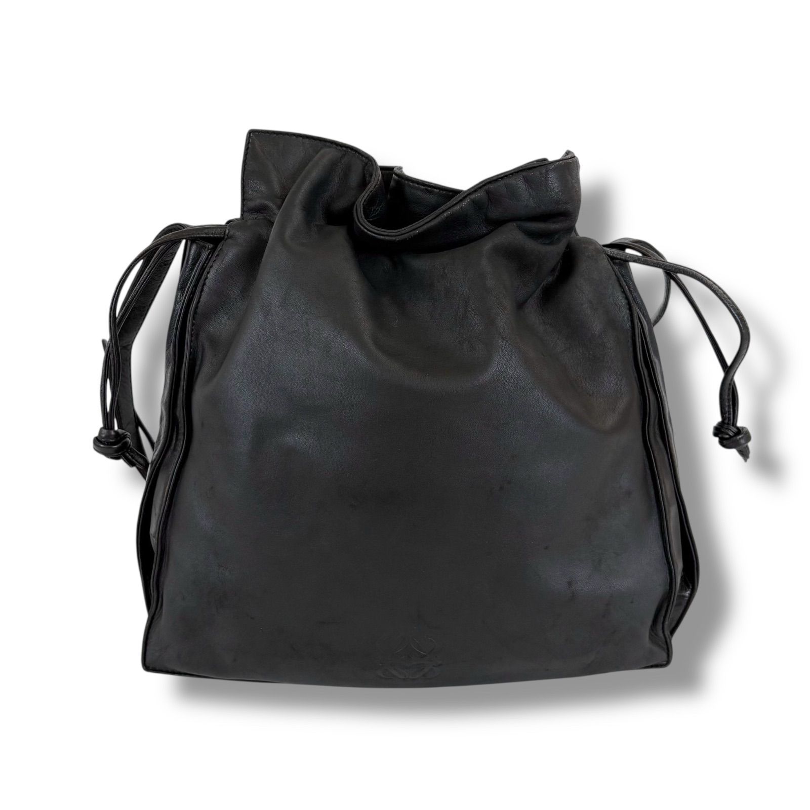 ロエベ フラメンコ　ナッパ　巾着　ショルダーバッグ LOEWE/ロエベ/フラメンコ/ナッパレザー/巾着/ショルダー/バッグ - メルカリ