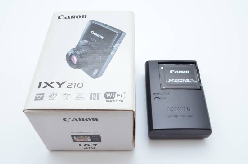美品】Canon キヤノン IXY 210 コンパクトデジタルカメラ シルバー 箱