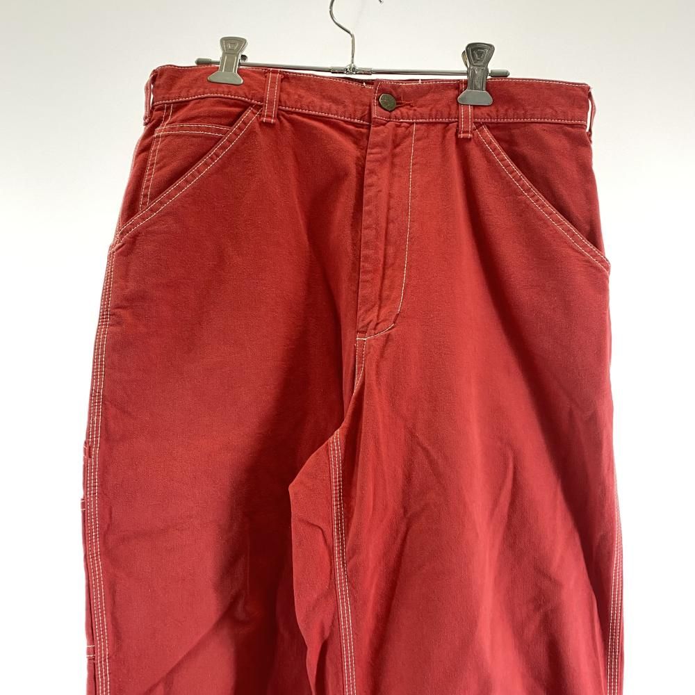 90's Ben Davis ベンデイビス ペインターパンツ　USA製 90s BEN DAVIS ペインターパンツ サイズL レッド ベンデイビス[17