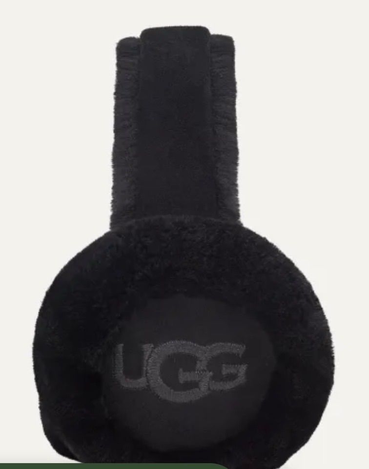 ギフトラッピング済み＜UGG＞Sheepskin Embroidery Earmuff