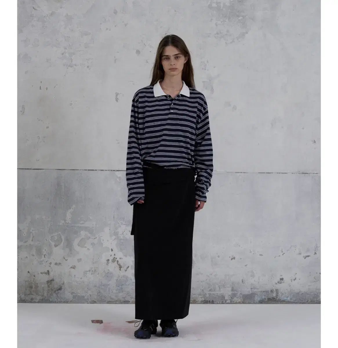 ポエト レガッタ ストライプ ラグビーシャツ