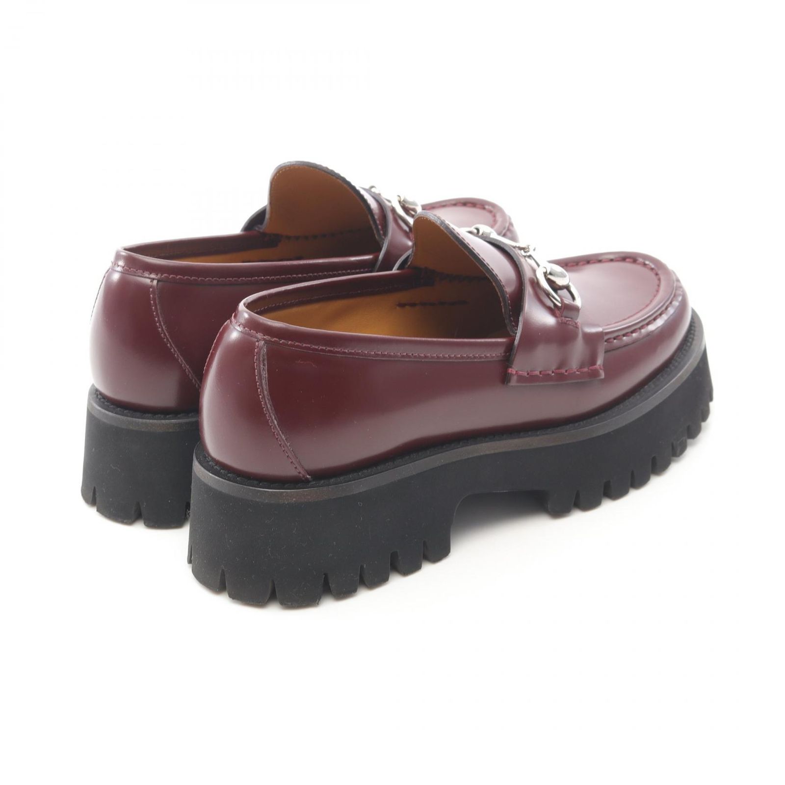 グッチ GUCCI ローファー ホースビット レザー レディース A