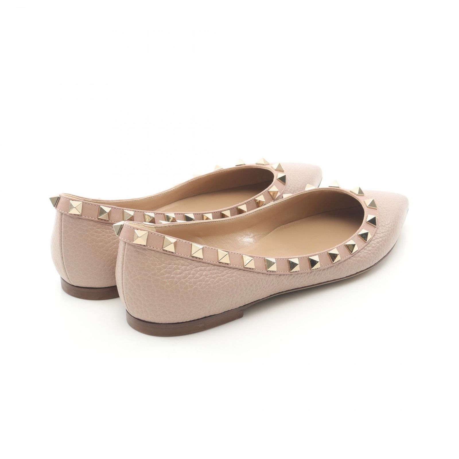 ヴァレンティノ ガラヴァーニ Valentino Garavani レザー フラットシューズ レディース A