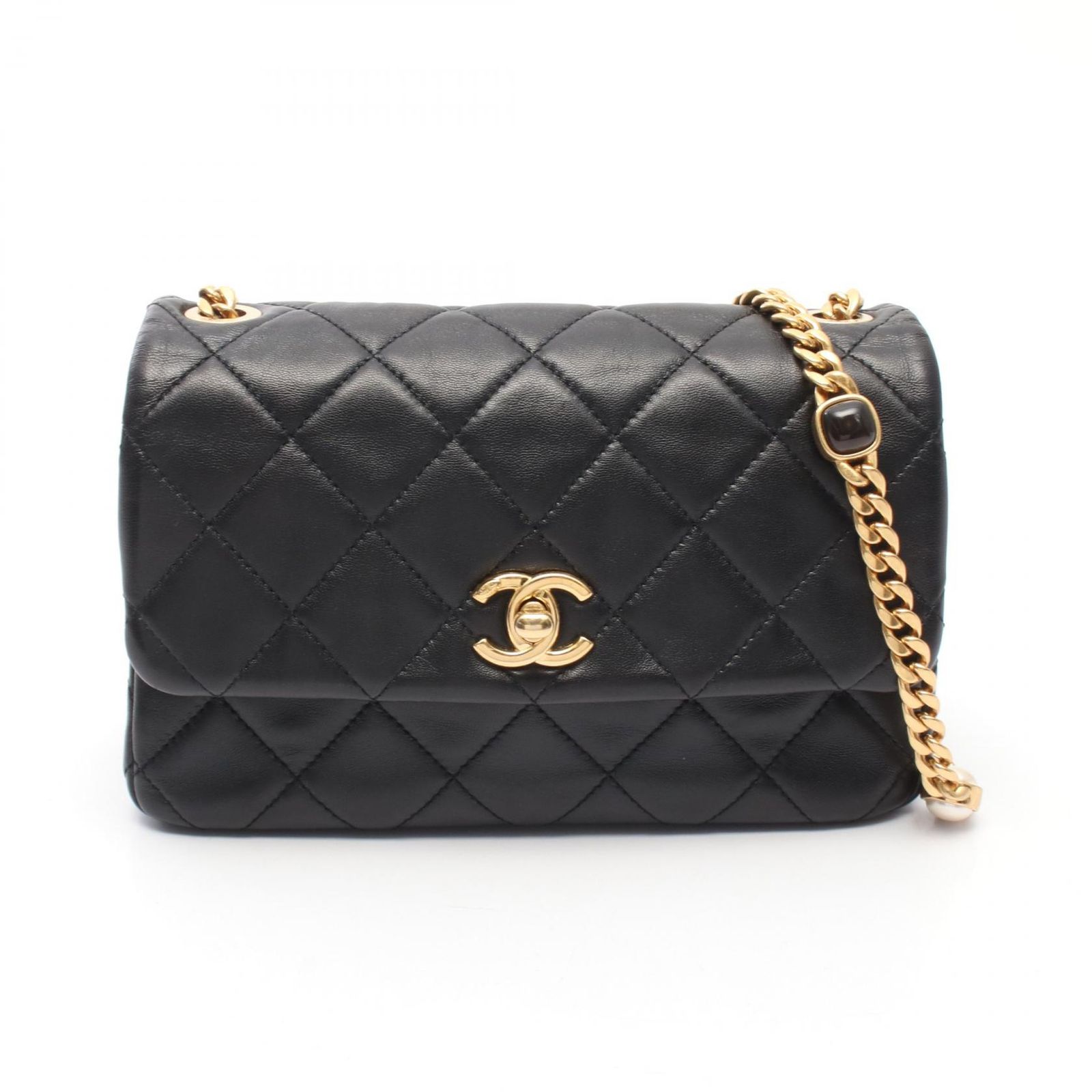 シャネル CHANEL ショルダーバッグ マトラッセ AS3479 ブラック
