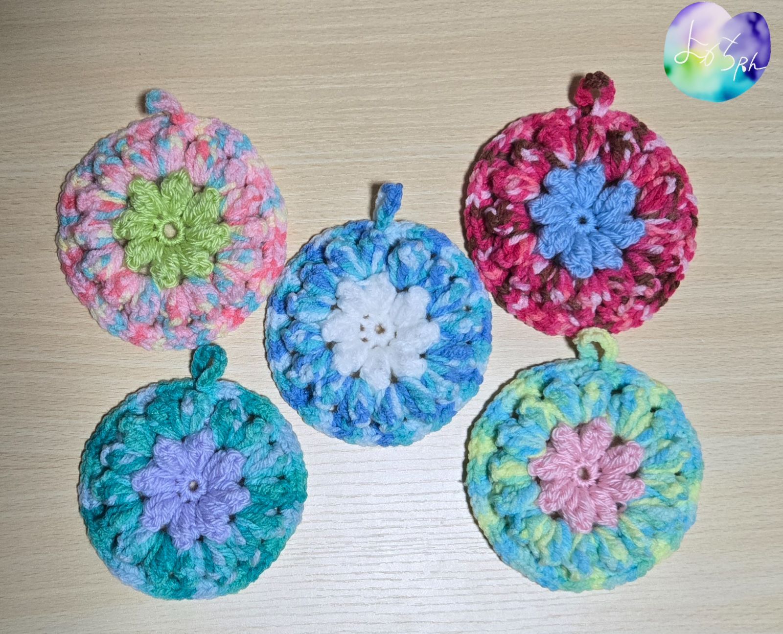 ぷくぷく❣️アクリルたわし - メルカリ