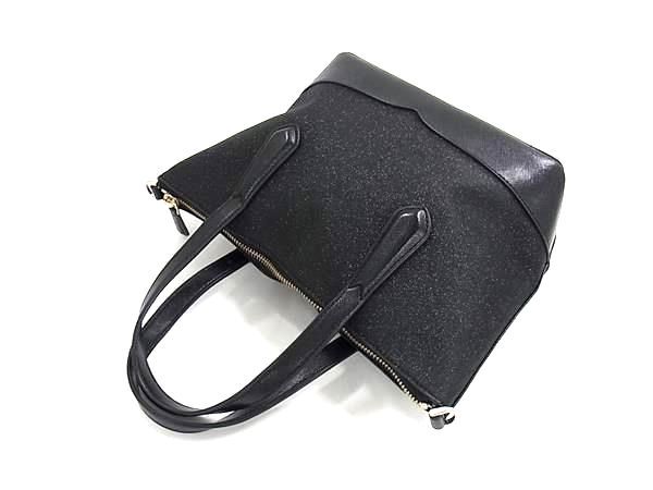 □新品同様□ kate spade ケイトスペード グリッター×レザー 2WAY