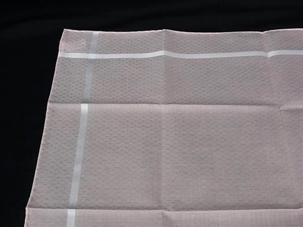 HERMES エルメス H柄 コットン ハンカチーフ ポケットチーフ レディース ピンク系 FU 6943