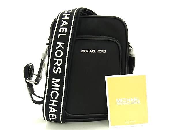 MICHAEL KORS マイケルコース KHAI ナイロン ショルダーバッグ クロスボディ ブラック系 BP 6397