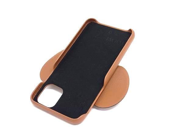 LOEWE ロエベ アナグラム レザー エレファント ゾウ iPhone 11 対応 iPhoneケース スマホケース ブラウン系 FQ 3492