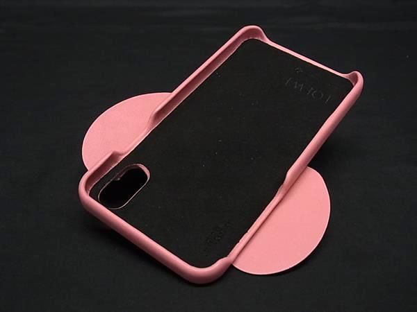 LOEWE ロエベ アナグラム レザー エレファント ゾウ iPhone X XS 対応 iPhoneケース スマホケース ピンク系 FQ 3491