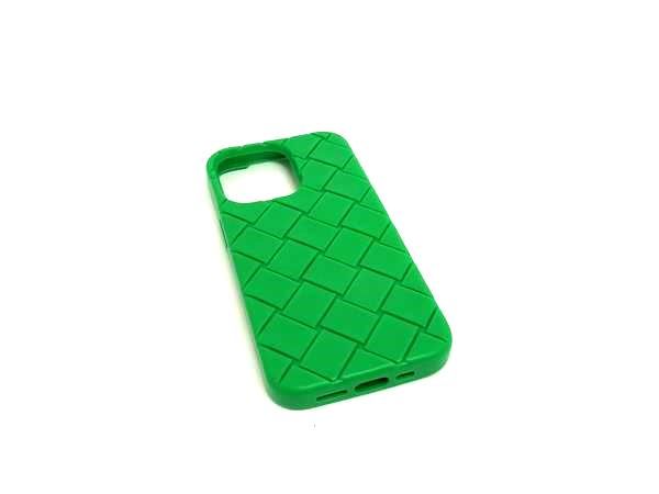 BOTTEGA VENETA ボッテガヴェネタ イントレチャート ラバー iPhone 13 Pro スマホケース グリーン系 BS 1455