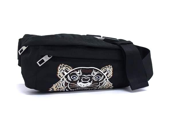 KENZO ケンゾー ナイロン ボディバッグ クロスボディ メンズ レディース ブラック系 FN 8849