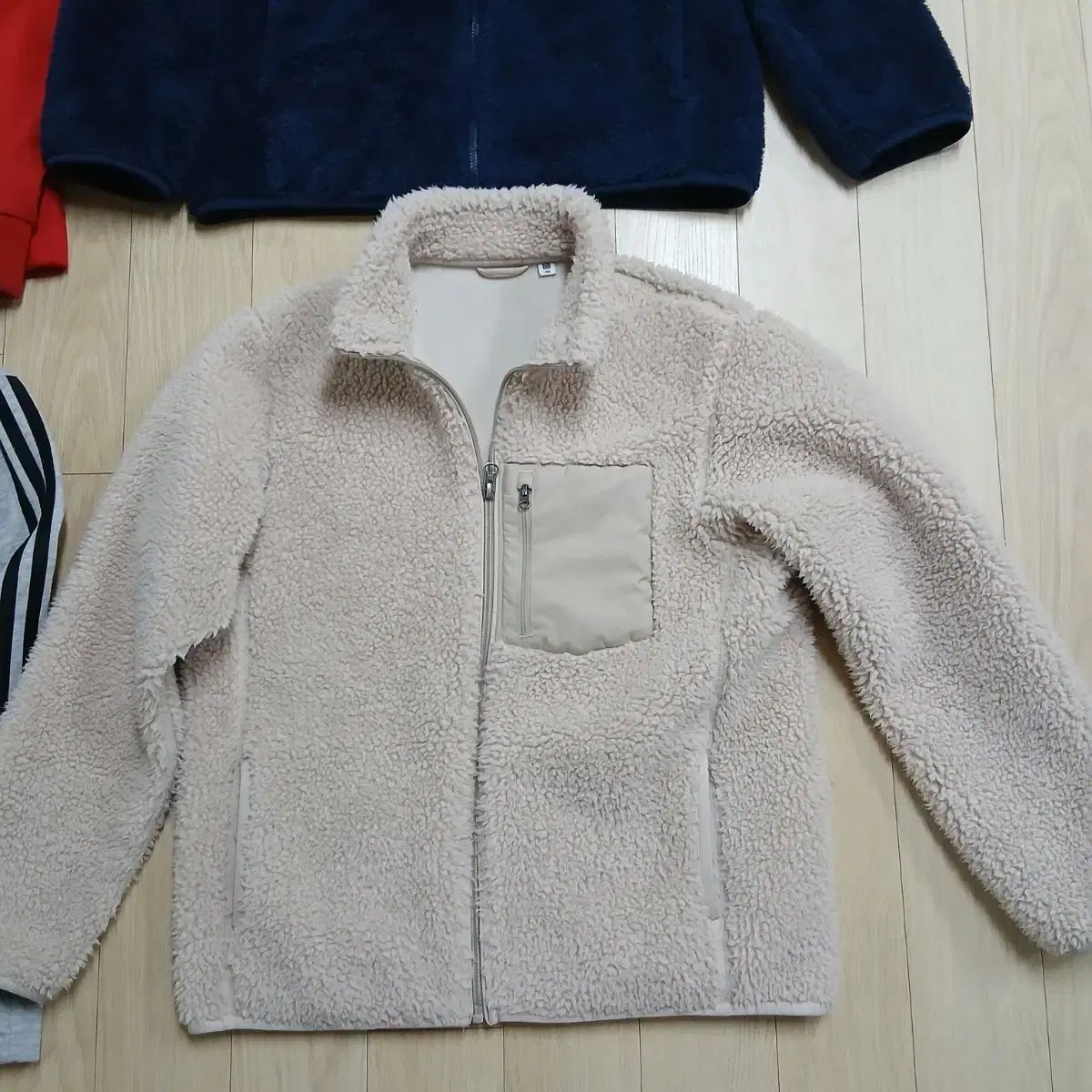 小学 男の子 UNIQLO adidas フリース フーディー ジップアップ 外衣 まとめ 6 pcs