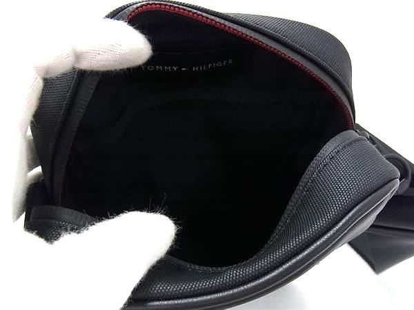  TOMMY トミーヒルフィガー レザー ショルダーバッグ クロスボディレ ディース ブラック系 FN 8626 その他 小物