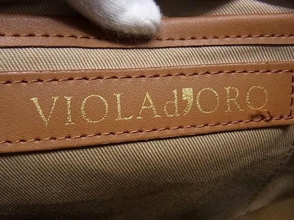 □新品同様□ VIOLAd'ORO ヴィオラドーロ ストロー×レザー 2WAY