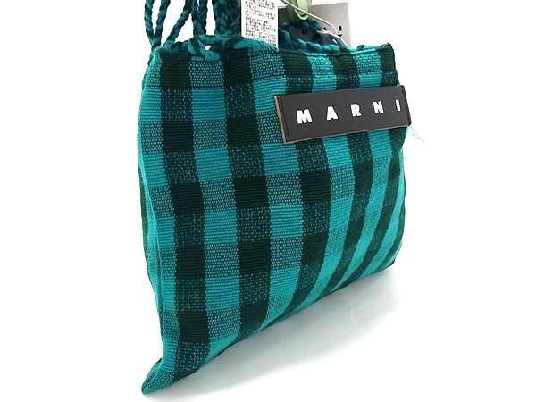 MARNI マルニ マーケット ハンモック ウール ショルダーバッグ 肩掛けかばん レディース グリーン系 FN 8635