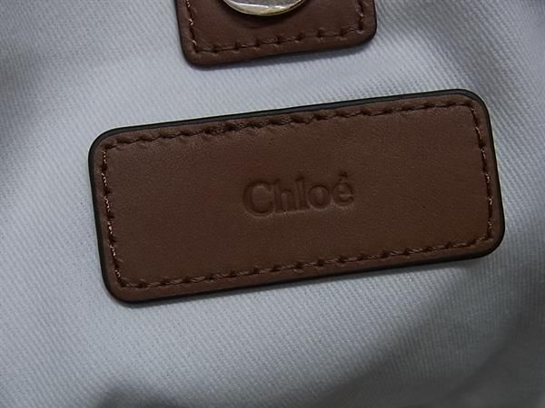 □新品同様□ Chloe クロエ キャンバス 2WAY ハンドバッグ トート